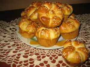 Muffins de queso crema