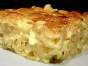 Postre de macarrones rápidos al horno