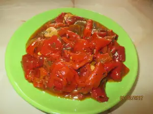 Pimientos Rojos Asados ​​Marinados