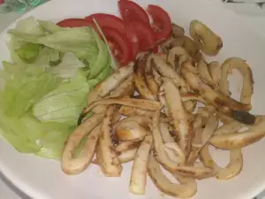 Calamares marinados a la parrilla