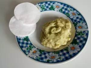 Mascarilla facial de aguacate y plátano