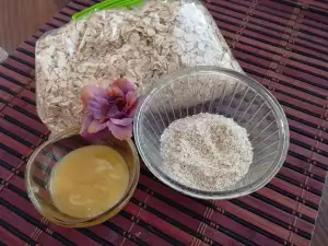 Mascarilla facial con salvado de avena