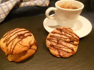 Galletas fáciles de mantequilla con cerezas