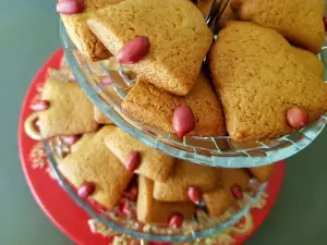 Galletas retro de miel con cacahuetes y kéfir