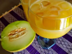 Bebida refrescante de melón