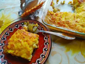 Gratinado con carne y garbanzos al estilo canadiense