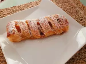 Mini strudel con hojaldre
