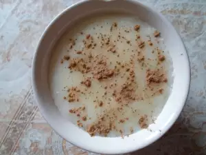 Postre de leche con sémola