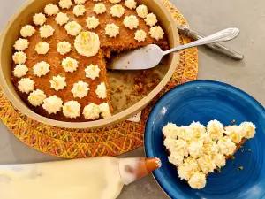 Tarta de zanahoria con mascarpone