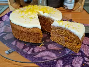 Tarta americana de zanahorias