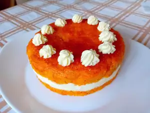 Tarta de zanahorias con almendras y mascarpone