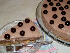 Tarta de mousse de chocolate