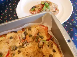 Gratinado de tomate siciliano