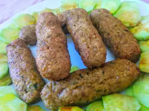 Kebabs orientales con bulgur