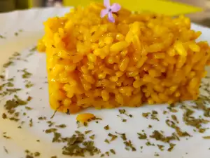 Arroz con Azafrán y Mantequilla