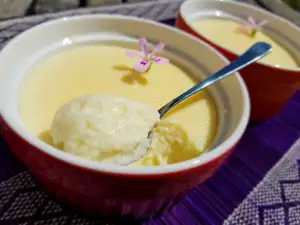 Natillas espesas de arroz