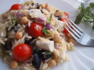 Ensalada Mediterránea de Orzo