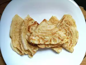 Crepes económicos con agua