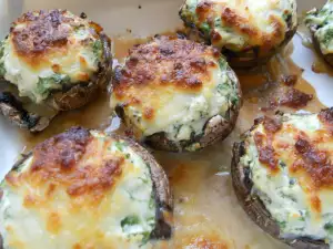 Champiñones Portobello Rellenos al Horno