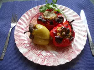 Pimientos Morrón Rellenos de Carne