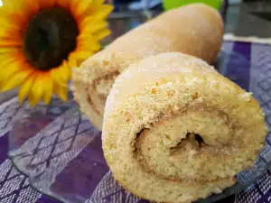 Brazo de gitano con turrón