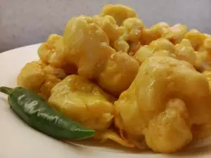 Coliflor Empanada al Horno con Chile