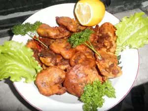 Higaditos de pollo empanados