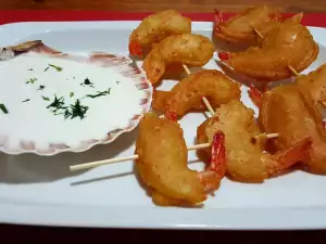 Deliciosas gambas rebozadas