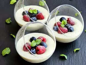 Panna Cotta de Frutas del Bosque