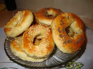 Bagels caseros de masa escaldada