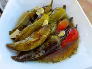 Chiles picantes a la sartén