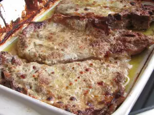 Filetes con yogur al horno