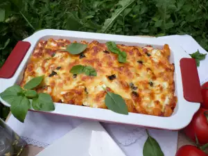 Pasta italiana al horno