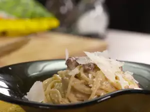 Pasta Carbonara Clásica