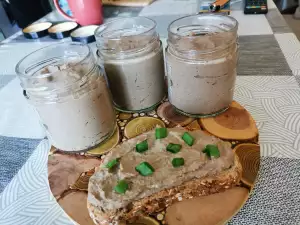 Paté casero de pollo con marasmius