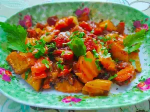 Verduras de raíz al horno