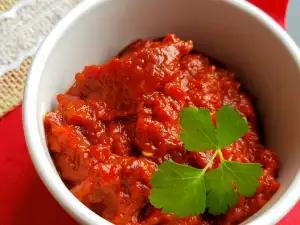 Pasta concentrada de pimientos rojos