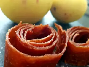 Pestil de manzanas y canela sin azúcar