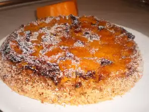 Pie de calabaza y frutas deshidratadas