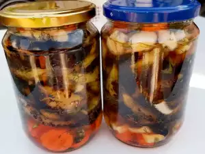 Pimientos picantes en escabeche