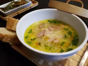 Sopa de pollo fácil