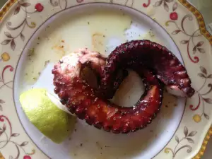 Patas de pulpo fritas