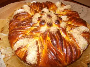 Pan dulce con chocolate para San Valentín