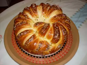 Bollo de pan festivo (receta muy fácil)