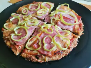 Pizza dietética sin harina