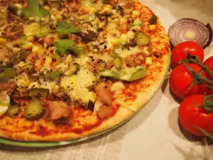 Pizza de atún