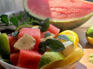 Ensalada de verano con sandia