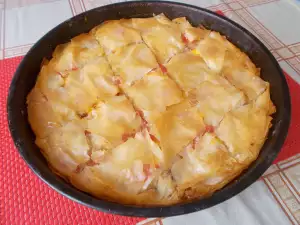 Banitsa con lokum y nueces