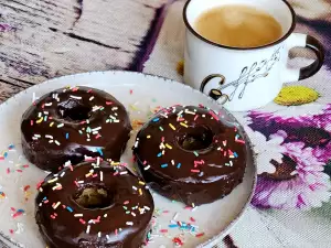 Rosquillas con azúcar de coco