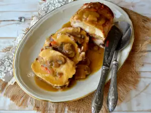 Cerdo relleno para ocaciones festivas